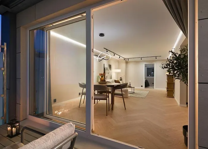 Апартаменты Modern 3br I Free Parking I 10min To Downtown Тронхейм